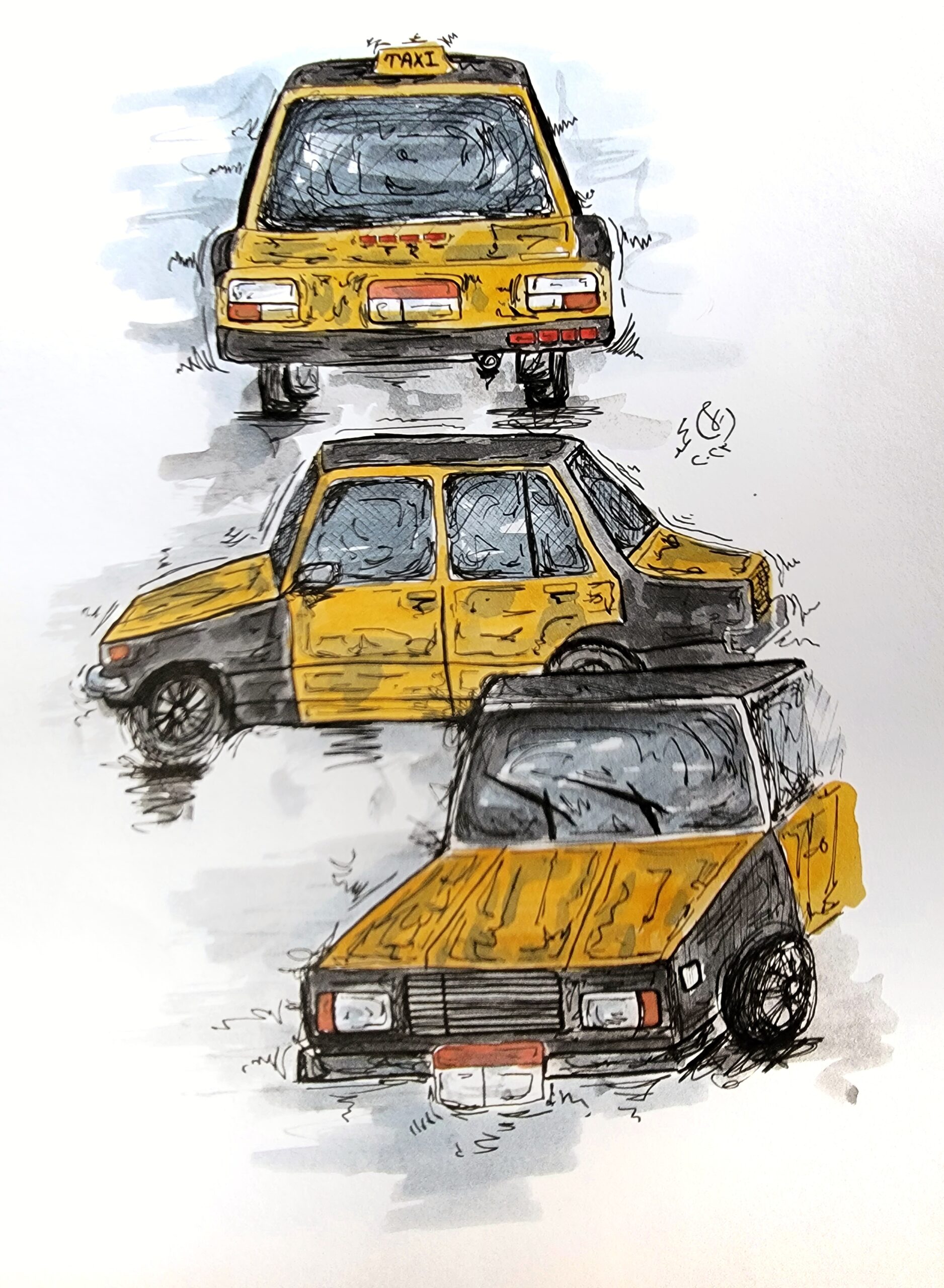 Taxi(20x30)